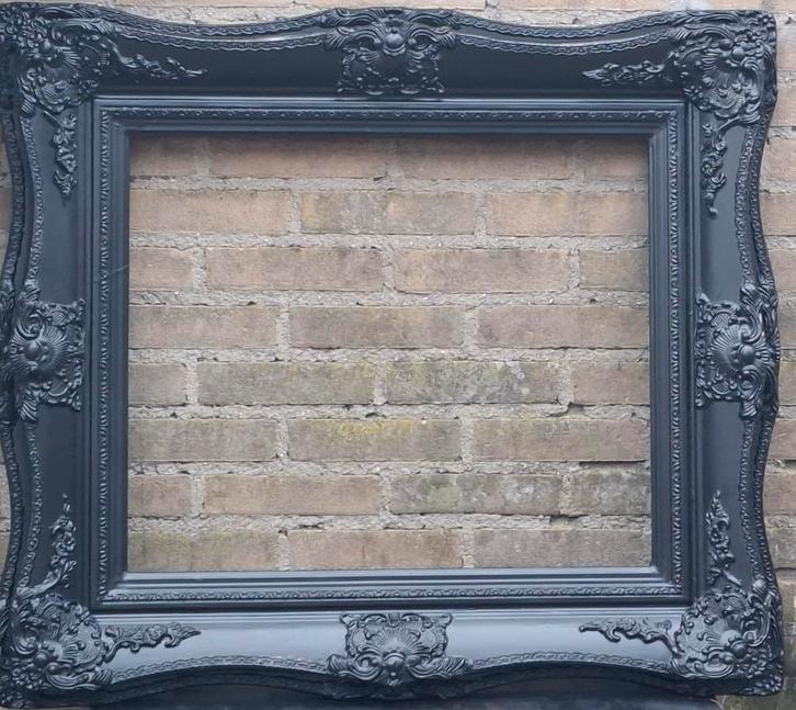 Schilderijlijst .Geornamenteerd/Robuust/Zwaar.  88/78 cm., Huis en Inrichting, Woonaccessoires | Lijsten, Zo goed als nieuw, 75 cm of meer
