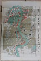 Topografische kaart haven Rotterdam, Boeken, Atlassen en Landkaarten, Nederland, Ophalen of Verzenden, Zo goed als nieuw, 1800 tot 2000