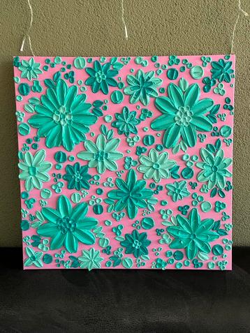 Bloemen schilderij beschikbaar voor biedingen