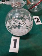 kerstballen doorzichtig vijf stuks verschillende [b192], Ophalen of Verzenden