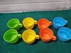 kopjes gekleurd kunststof 8 stuks, Ophalen of Verzenden, 'T Olde Gre-j, Info@toldegrej.nl, Endepoelstraat 20f Didam