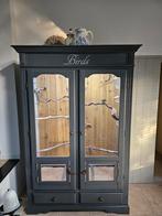 Te koop schitterende vogelkast/ binnenvoiliere, Dieren en Toebehoren, Ophalen, Zo goed als nieuw, Hout, Volière