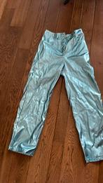 Metallic dames broek licht blauw maat L, Kleding | Dames, Broeken en Pantalons, Ophalen of Verzenden, Zo goed als nieuw, Blauw