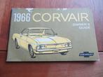 Instructieboek Chevrolet Corvair modeljaar 1966, Ophalen of Verzenden