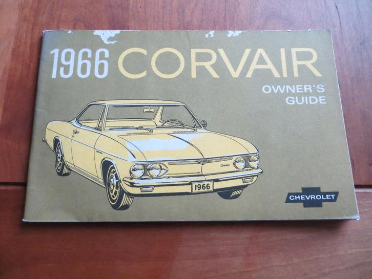 Instructieboek Chevrolet Corvair modeljaar 1966, Auto diversen, Handleidingen en Instructieboekjes, Ophalen of Verzenden