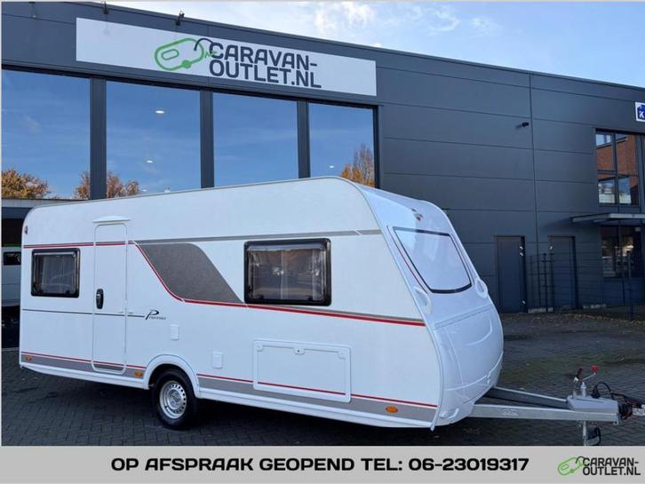 Bürstner Premio 460 TS | OUTLET!!, Caravans en Kamperen, Caravans, Bedrijf, tot en met 4, 1000 - 1250 kg, Rondzit, Bürstner, Frans bed