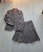 Esprit set: blazer M 40 en rok S 36 bruin, Maat 38/40 (M), Kostuum of Pak, Bruin, Ophalen of Verzenden
