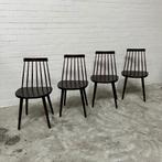 Retro vintage design spijlenstoelen eetkamer stoelen, Ophalen, Gebruikt, Bruin, Vijf, Zes of meer stoelen