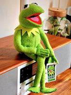 Poseerbare Kermit de kikker pop Jim Henson Muppets Muppet, Ophalen of Verzenden, Nieuw, Pop, Levensecht of Reborn