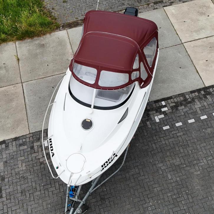 Quicksilver 540 Cruiser in pracht staat 75pk 4T Mercury, Watersport en Boten, Vis- en Consoleboten, 70 pk of meer, 3 tot 6 meter
