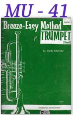 MU-41 Trompet Bladmuziek: Breeze - Easy Method ( book 1 ), Ophalen of Verzenden, Zo goed als nieuw, Les of Cursus, Trompet