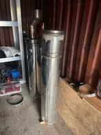 Dubbelwandige Kachelpijp, Ophalen of Verzenden, Gebruikt, Hout