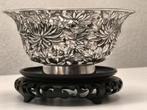 Antiek Chinees zilver schaal 19e eeuw, Antiek en Kunst, Antiek | Goud en Zilver, Ophalen of Verzenden, Zilver