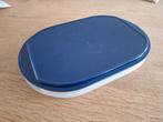 Tupperware vleeswaren bakje, Ophalen of Verzenden, Gebruikt, Blauw