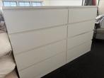 Ikea Malm 2x 4 lades wit, Ophalen, 50 tot 100 cm, Zo goed als nieuw, Minder dan 100 cm