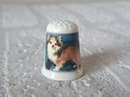 Chihuahua langharig hond vingerhoedje, Verzamelen, Vingerhoedjes, Ophalen of Verzenden, Nieuw, Porselein, Nederland