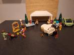 Playmobil partytent met muziek + poppenkast, Ophalen of Verzenden, Zo goed als nieuw, Complete set