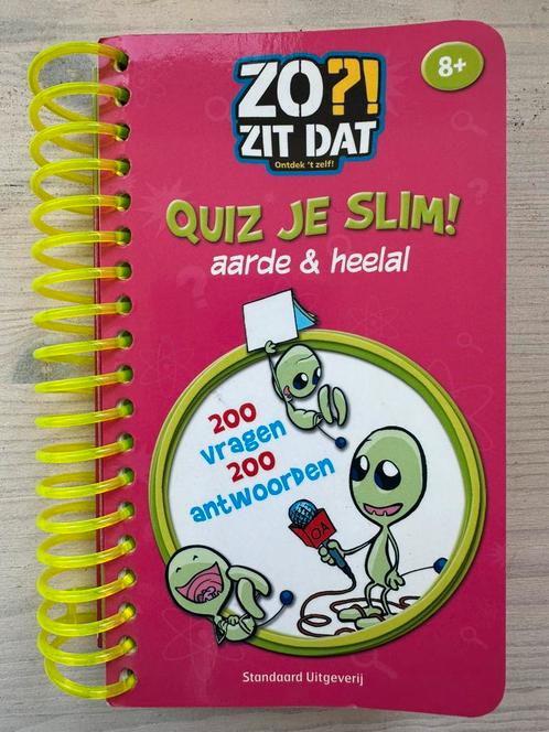 Zo zit dat?! Quiz je slim! Aarde en heelal (nieuw), Boeken, Kinderboeken | Jeugd | onder 10 jaar, Nieuw, Non-fictie, Ophalen of Verzenden