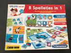 Clementoni 8 spelletjes in 1, Ophalen of Verzenden, Zo goed als nieuw