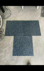 Tapijttegels blauw met druppel per stuk €0,85, Ophalen, Gebruikt, Wit, Tapijttegels