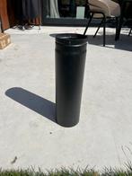 Kachelpijp 150 mm staal zwart, Doe-het-zelf en Verbouw, Buizen en Afvoer, Ophalen of Verzenden, Zo goed als nieuw, Rvs, Minder dan 2 meter