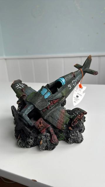 Rusty sunken WW2 plane - aquarium decoration beschikbaar voor biedingen