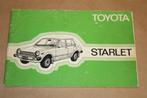 Toyota Starlet Instruktieboekje - 1978, Ophalen of Verzenden