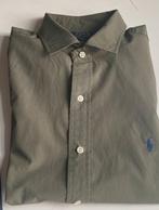 Ralph Lauren Hemd XL Groen/Olijf - Slim Fit, Ralph Lauren, Ophalen of Verzenden, Zo goed als nieuw, Halswijdte 43/44 (XL)