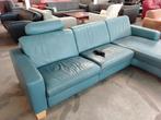 Hoekbank leer, met relax-deel. Prima staat. Voor 250=!, Ophalen, 250 tot 300 cm, Gebruikt, Hoekbank