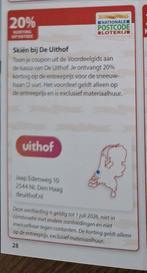 Skiën  bij De Uithof 20% kortingsbon, Drie personen of meer, Kortingsbon, Overige typen