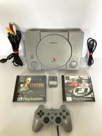 PlayStation 1, Spelcomputers en Games, Spelcomputers | Sony PlayStation 1, Ophalen of Verzenden, Gebruikt, Met 1 controller, Met games