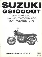 Suzuki GS1000 GT set up manual (1516z), Motoren, Handleidingen en Instructieboekjes, Ophalen of Verzenden, Suzuki