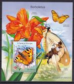 Sao Tomé et Principé Blok 975 Vlinders 2014 postfris, Postzegels en Munten, Ophalen of Verzenden, Postfris, Dier of Natuur