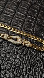 Prachtige dames 14k gouden armband met speciale slot, Ophalen of Verzenden, Nieuw, Goud, Goud