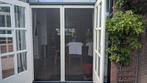 Te koop aangeboden; Unilux dubbele Plisse deuren, Doe-het-zelf en Verbouw, Deuren en Horren, Gebruikt, 80 tot 100 cm, Binnendeur
