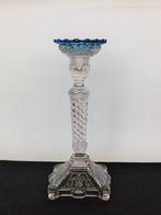 Kandelaar Persglas Art Deco, Antiek en Kunst, Ophalen of Verzenden, Glas