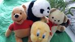 Grote knuffels Winnie, Panda, Robijntje, gewassen., Kinderen en Baby's, Speelgoed | Knuffels en Pluche, Ophalen of Verzenden, Overige typen
