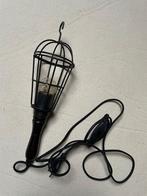 Light&Living mijnwerkerslamp vintage zwart metaal, Huis en Inrichting, 30 tot 60 watt, Led-lamp, E14 (klein), Nieuw