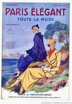 Paris Elégant cover - januari 1936 - overdruk, Rechthoekig Staand, Verzenden, A4 of kleiner, Nieuw