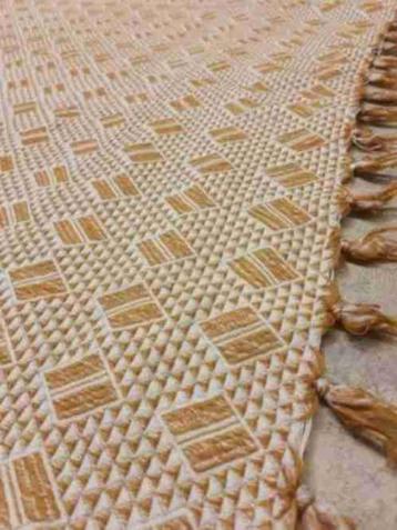 Grandfoulard woonkleed warm beige camel 200/175 beschikbaar voor biedingen