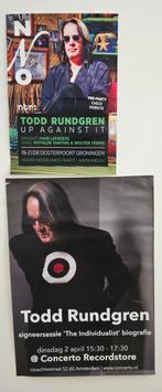 Todd Rundgren posters, programmaboekje, Verzamelen, Ophalen of Verzenden, A1 t/m A3, Film en Tv