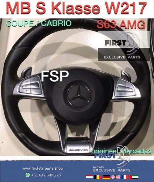 W222 W217 S63 S63 AMG Stuurwiel origineel Mercedes S Klasse, Auto-onderdelen, Besturing, Mercedes-Benz, Gebruikt, Ophalen of Verzenden