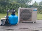 Warmtepomp compleet met zandfilter en waterpomp, Tuin en Terras, Zwembad-toebehoren, Ophalen, Gebruikt