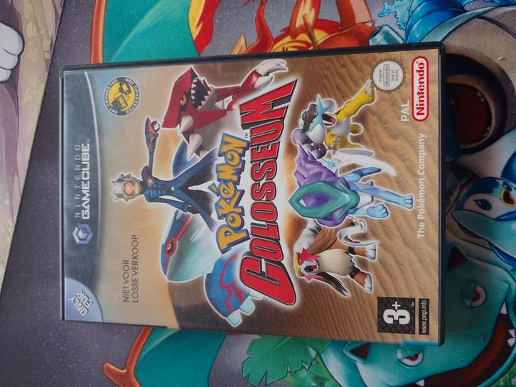 Pokemon Colosseum + pokemon box, Spelcomputers en Games, Games | Nintendo GameCube, Zo goed als nieuw, Avontuur en Actie, 1 speler