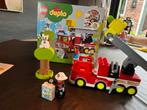 Lego Duplo 10969 Brandweerauto, Ophalen of Verzenden, Zo goed als nieuw, Complete set, Duplo