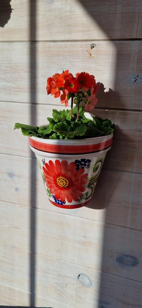 Spaanse Wandpotten - Handgemaakt Andalusië nieuw!, Tuin en Terras, Bloempotten, Nieuw, Aardewerk, Binnen, Balkon, Tuin, Minder dan 40 cm