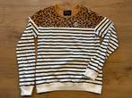 Trui / sweater Colourful Rebel wit panter maat M, Maat 38/40 (M), Verzenden, Wit, Colourful Rebel