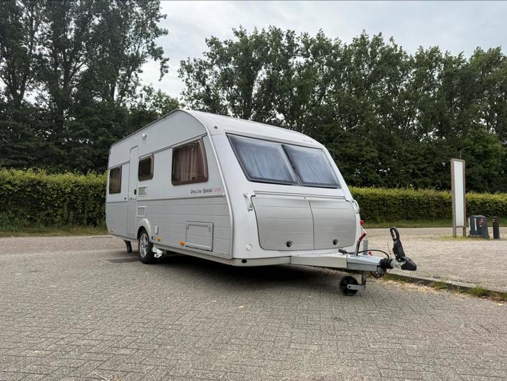 Kip Grey-Line 53 TEB 2004 mover, voortent, fietsendrager, Caravans en Kamperen, Caravans, Bedrijf, tot en met 4, 1000 - 1250 kg