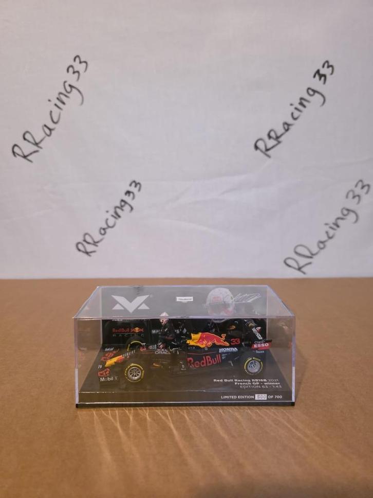 Verstappen Editie 63 Winnaar Frankrijk GP 2021 RB16b 1:43, Verzamelen, Automerken, Motoren en Formule 1, Nieuw, Formule 1, Ophalen of Verzenden