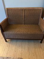 Charmant rieten bankje voor twee personen, Ophalen